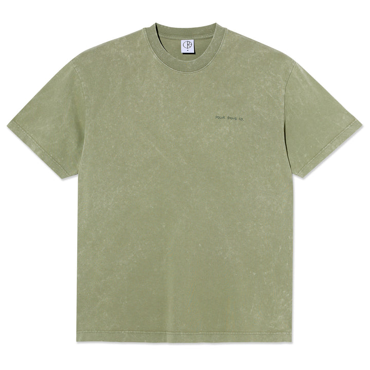 Polar Skate Co. IOTIT Acid Tee Army Green