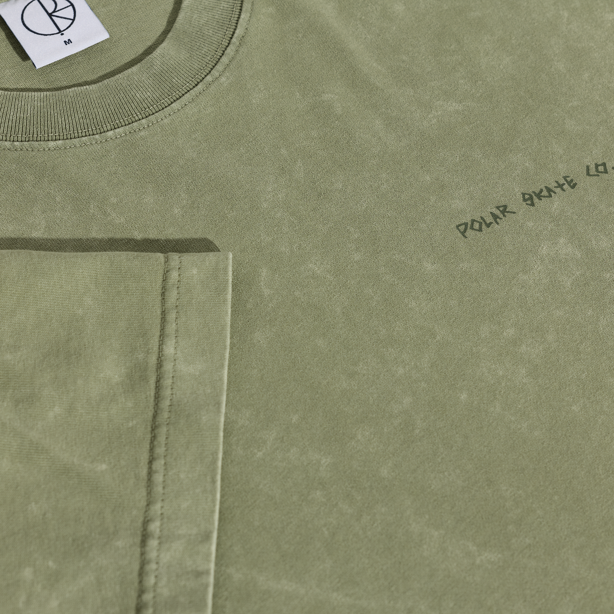 Polar Skate Co. IOTIT Acid Tee Army Green