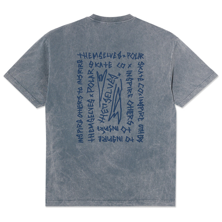 Polar Skate Co. IOTIT Acid Tee Grey