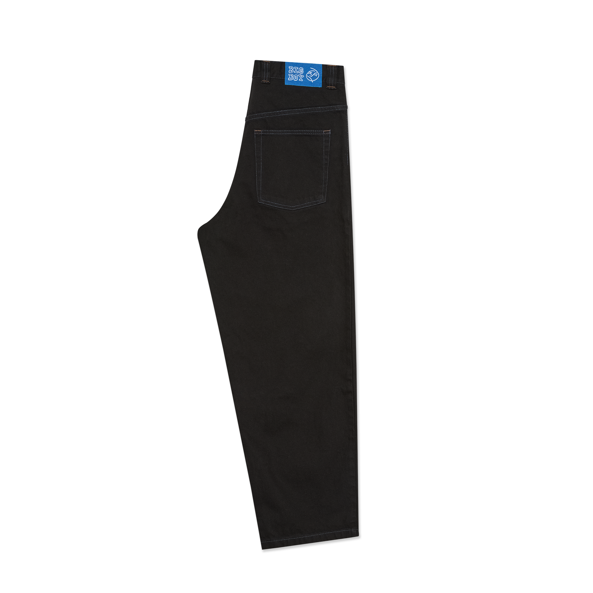 Polar Skate Co. Big Boy Pants Black/Blue Stitching