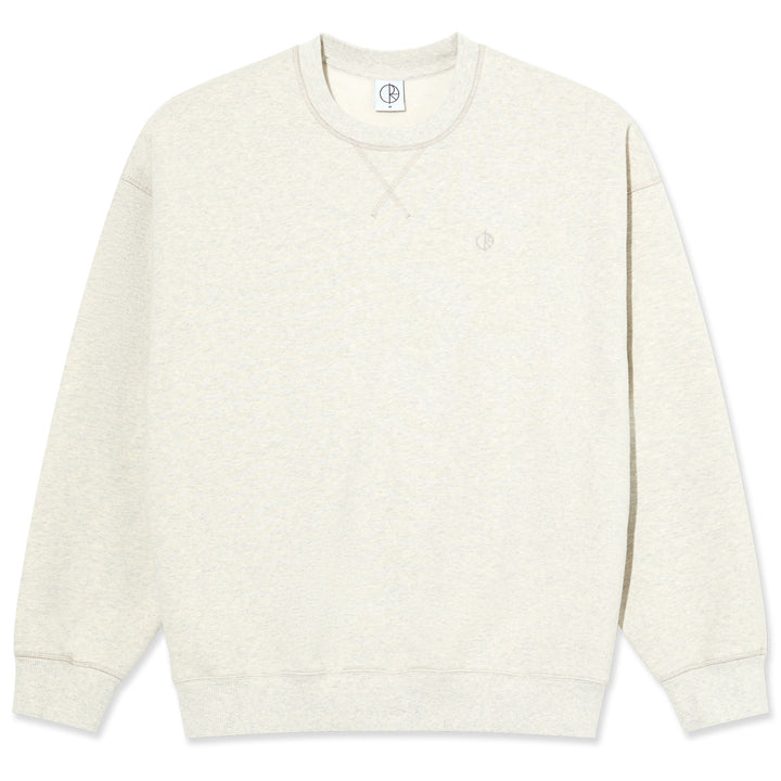 Polar Skate Co. Frankie Crewneck Ivory Grey Melange