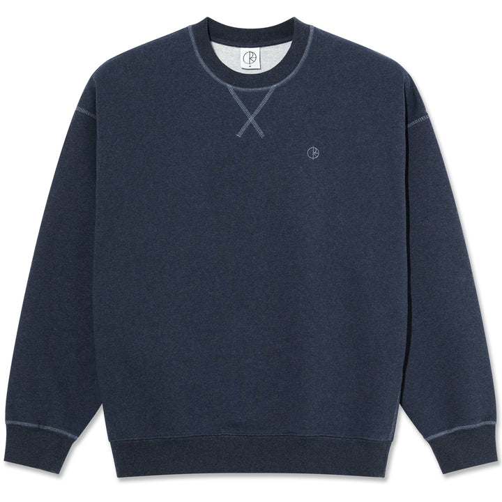 Polar Skate Co. Frankie Crewneck Navy Melange