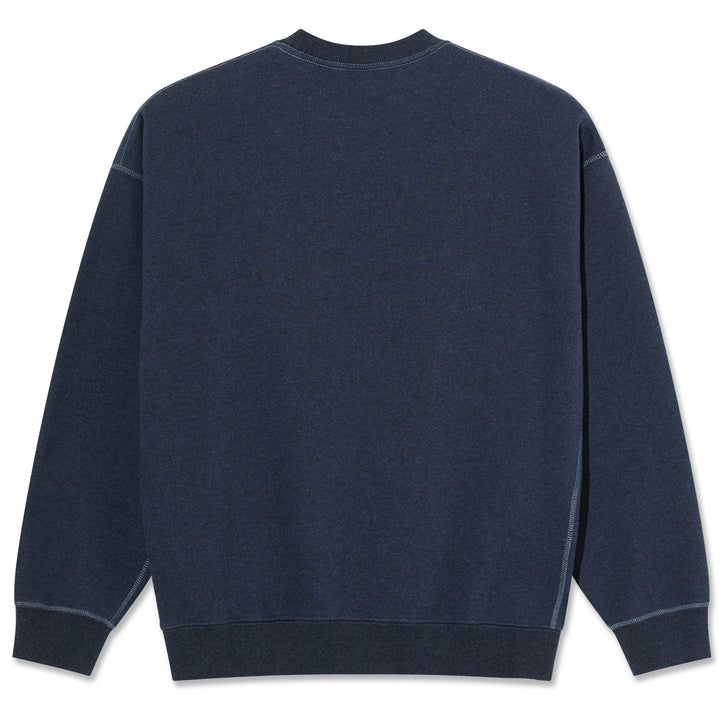 Polar Skate Co. Frankie Crewneck Navy Melange