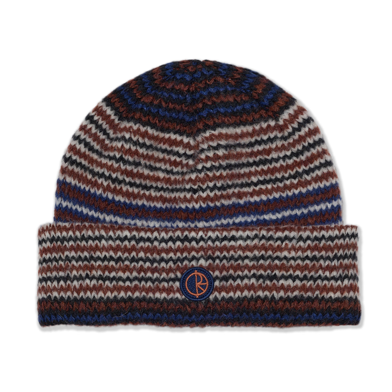 Polar Skate Co. George Beanie Blue/Orange - Orchard Skateshop
