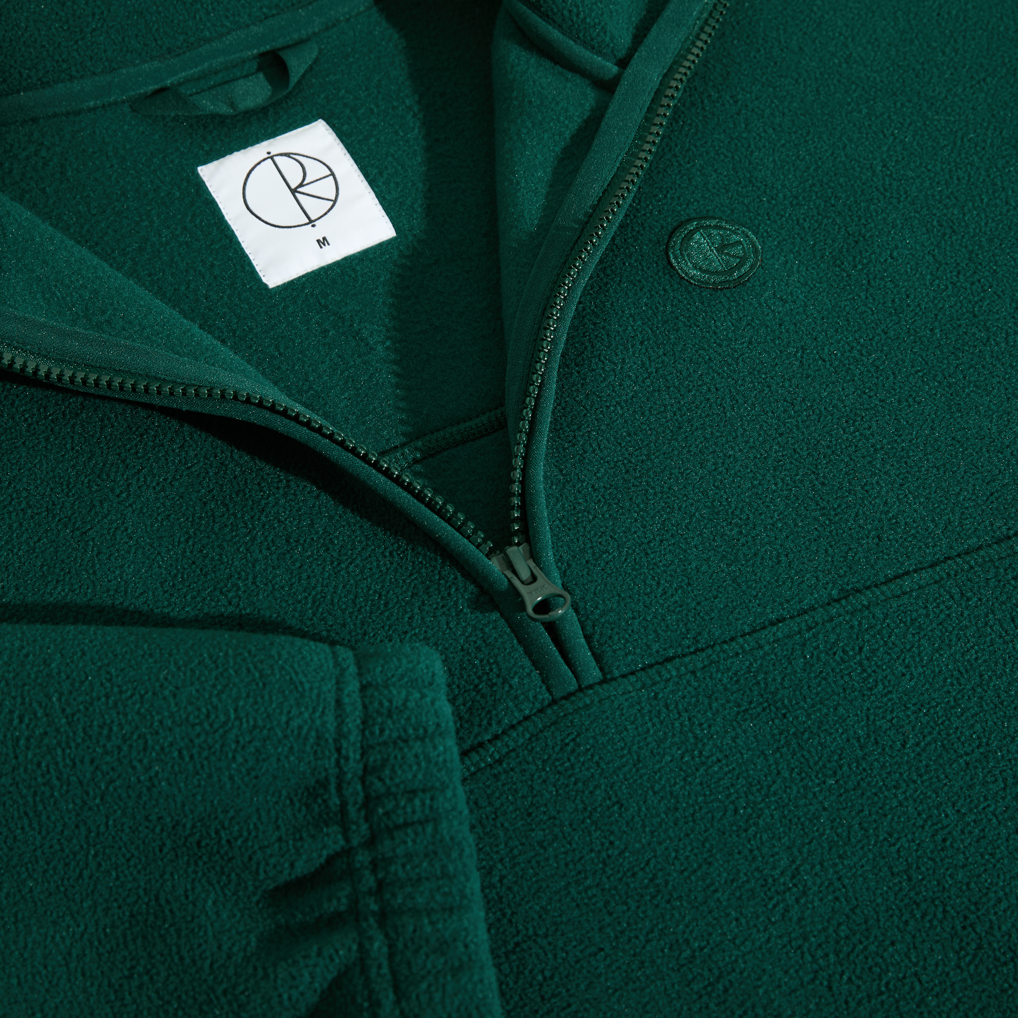 Polar Skate Co. Ivan Half Zip Sweatshirt Dark Emerald