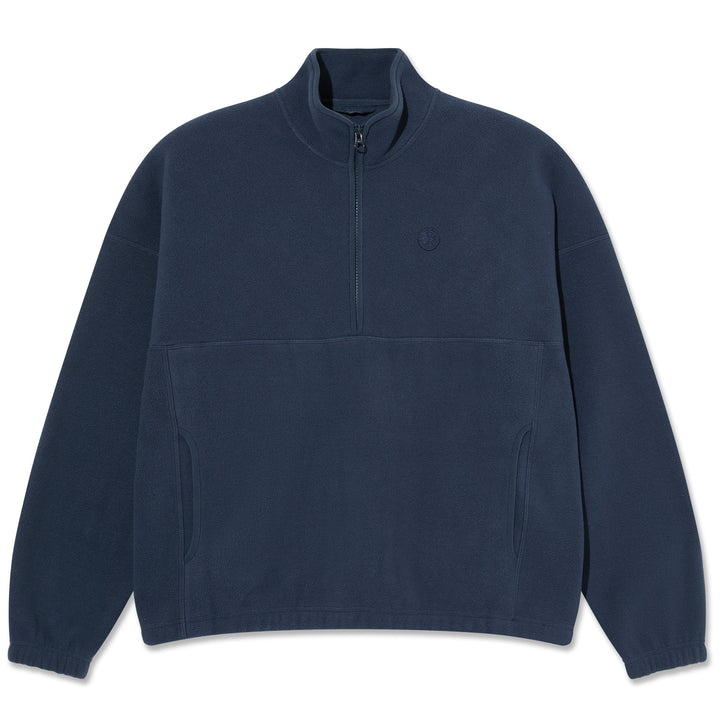 Polar Skate Co. Ivan Half Zip Sweatshirt Grey Blue