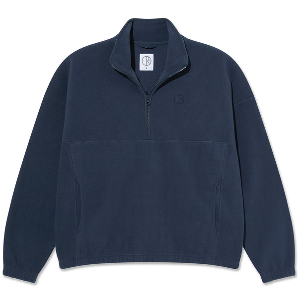 Polar Skate Co. Ivan Half Zip Sweatshirt Grey Blue - Orchard Skateshop