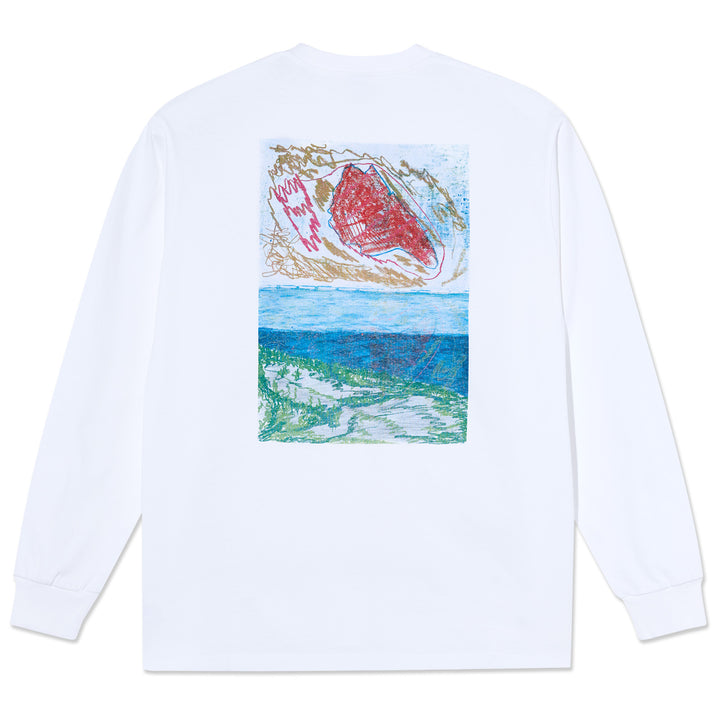 Polar Skate Co. Dunes LS Tee White
