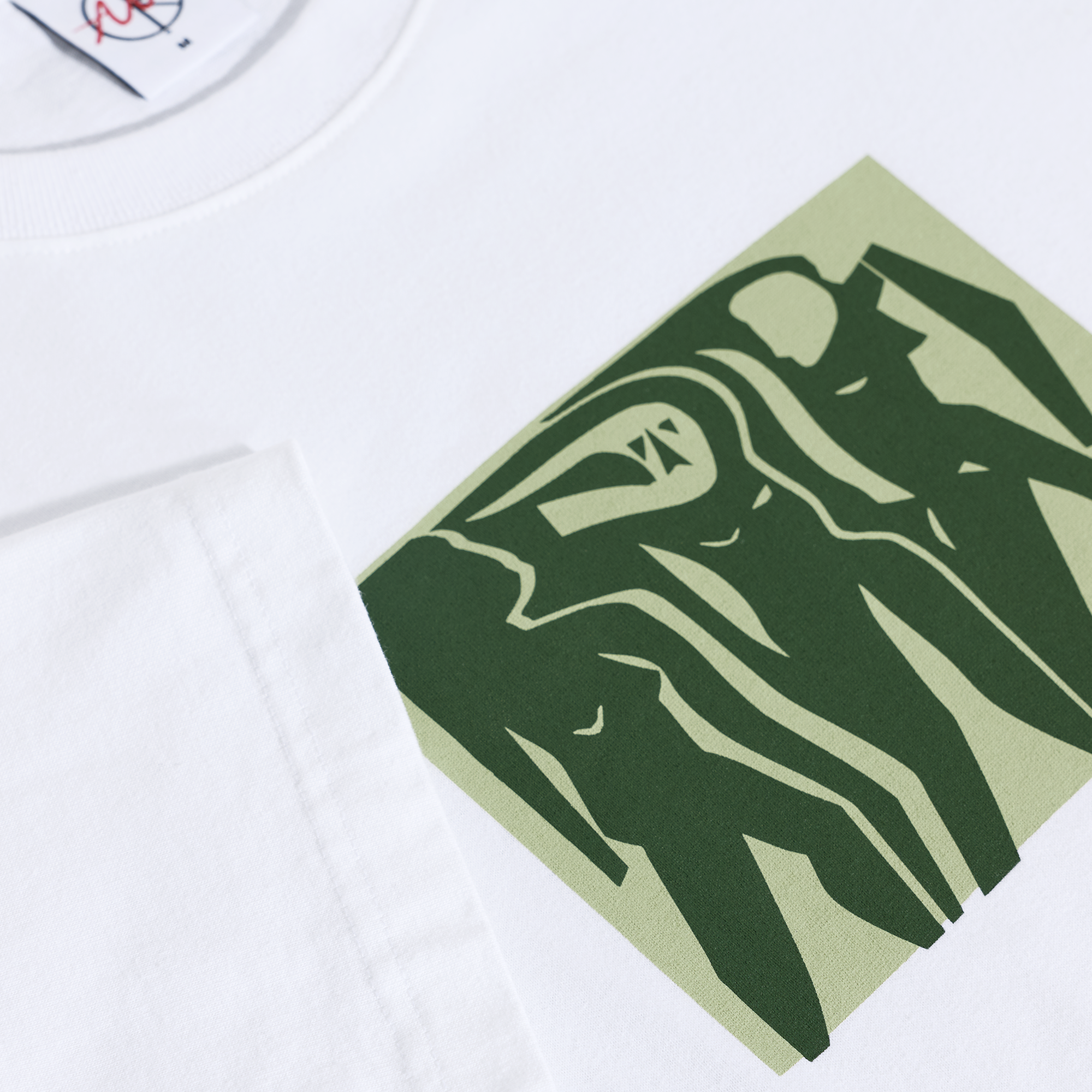 Polar Skate Co. Cut Outs Tee White