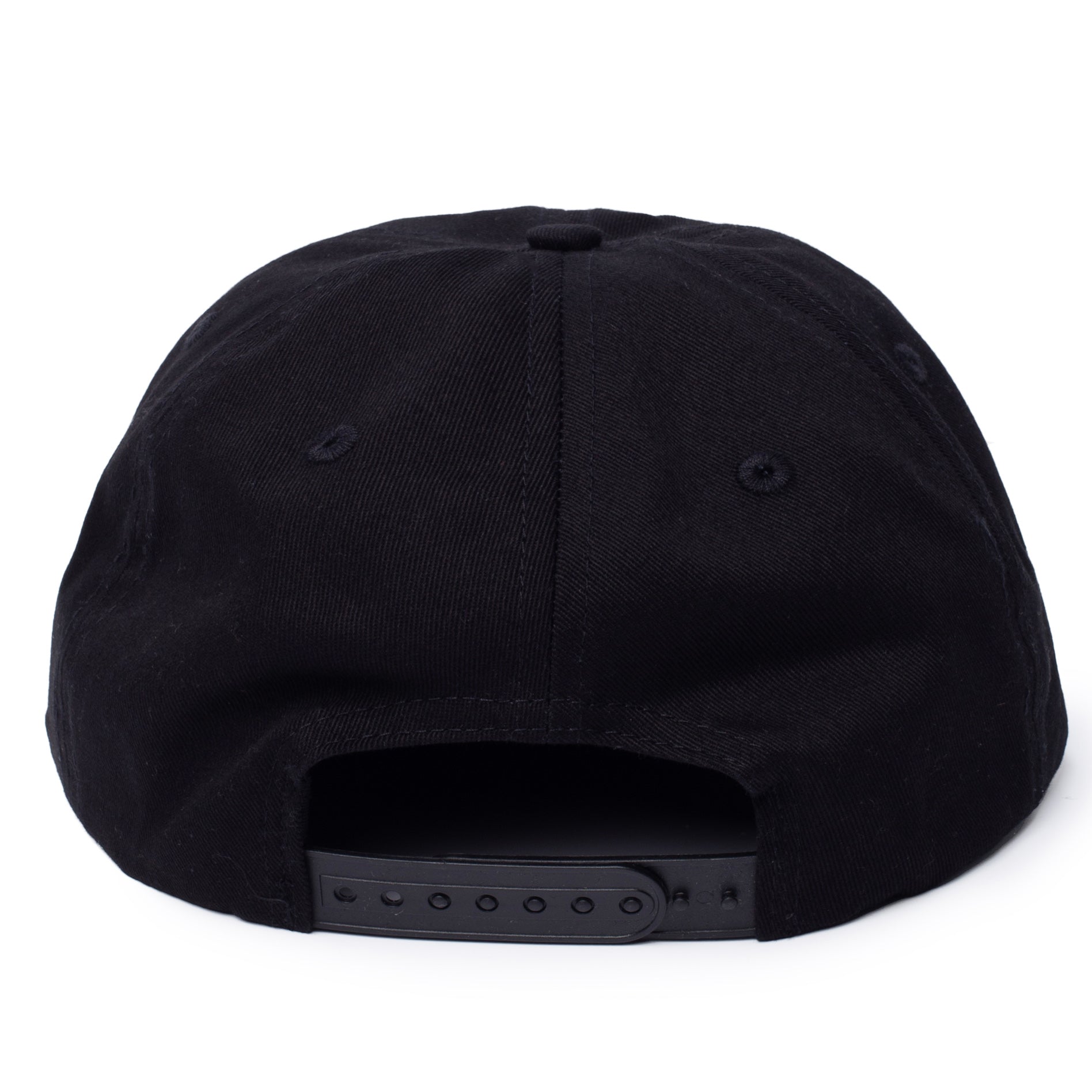 Quartersnacks 70's Logo Cap Black - Orchard Skateshop