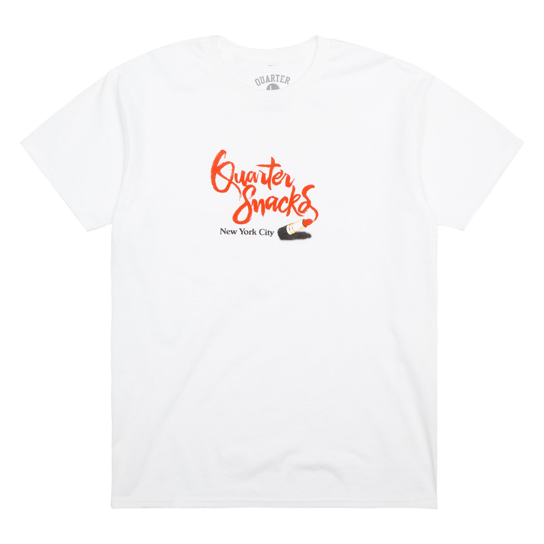 Quartersnacks Lipstick Tee White