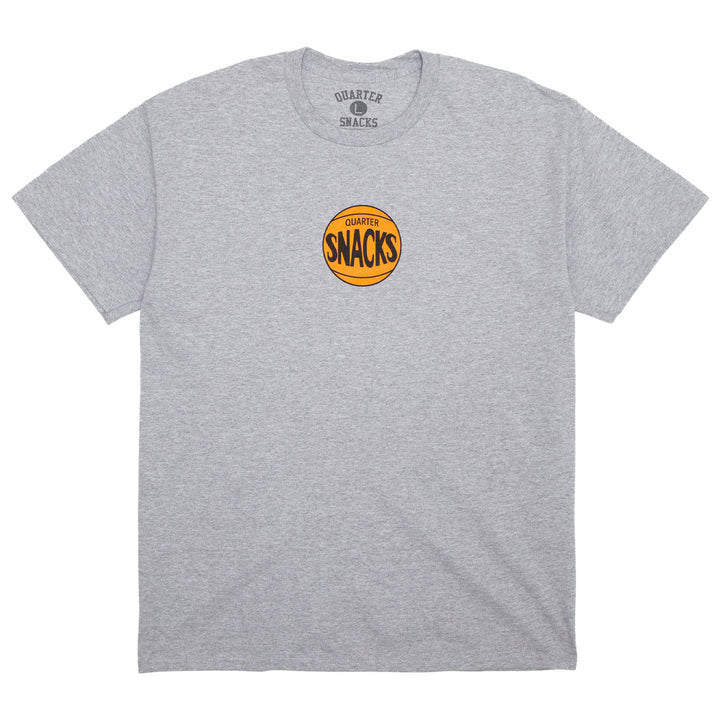 Quartersnacks 70's Logo Tee Heather Grey