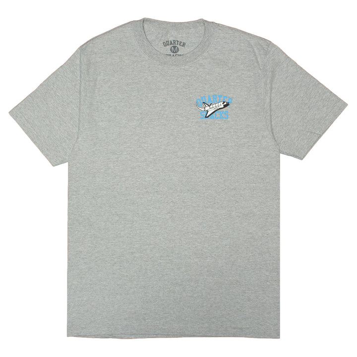 Quartersnacks Let's Get It Tee Heather Grey