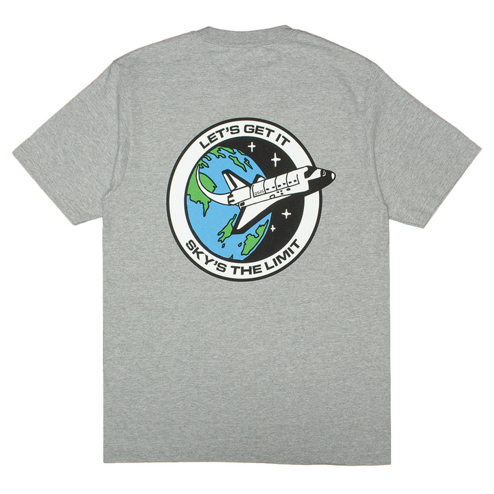 Quartersnacks Let's Get It Tee Heather Grey