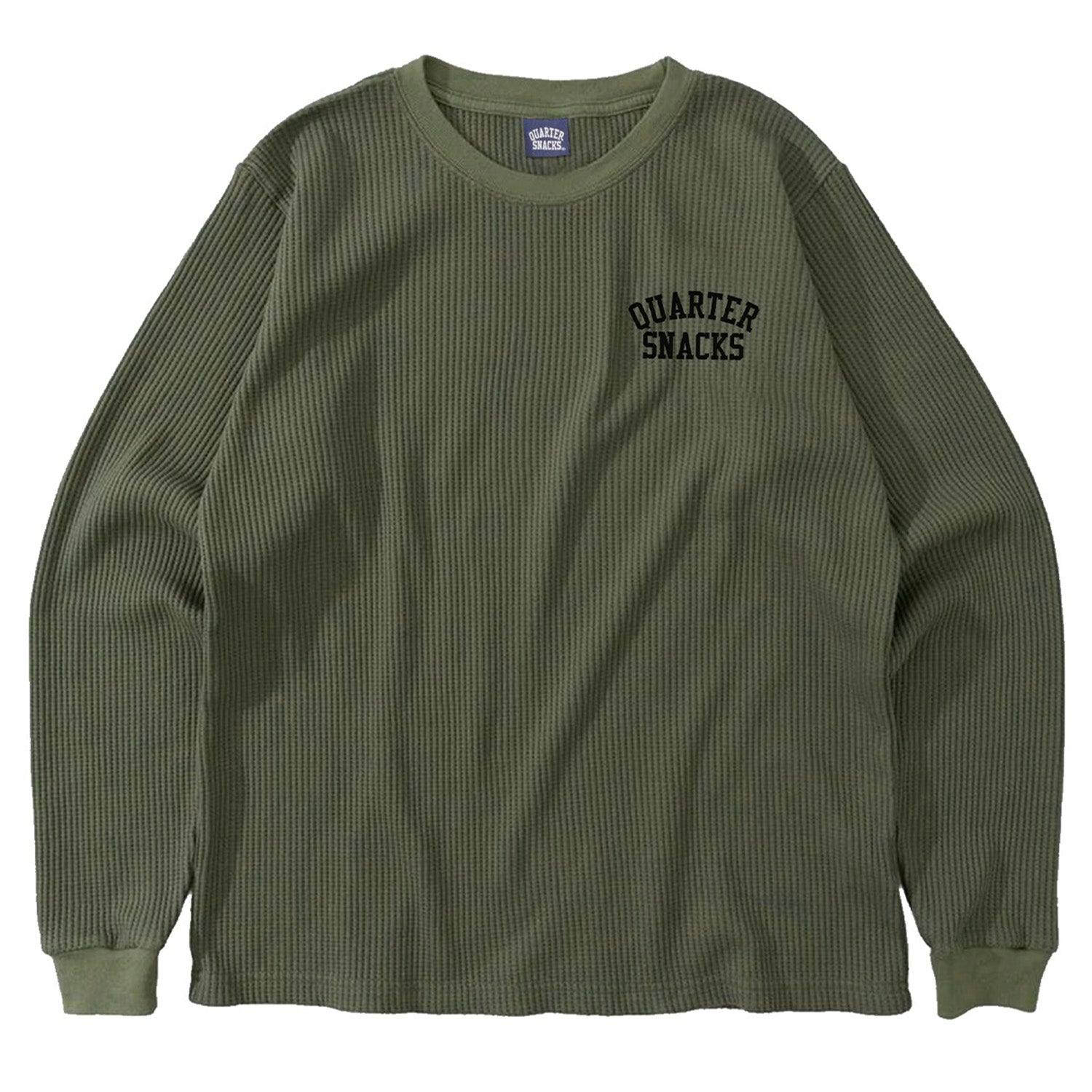 Quartersnacks Printed Thermal Longsleeve Olive - Orchard Skateshop