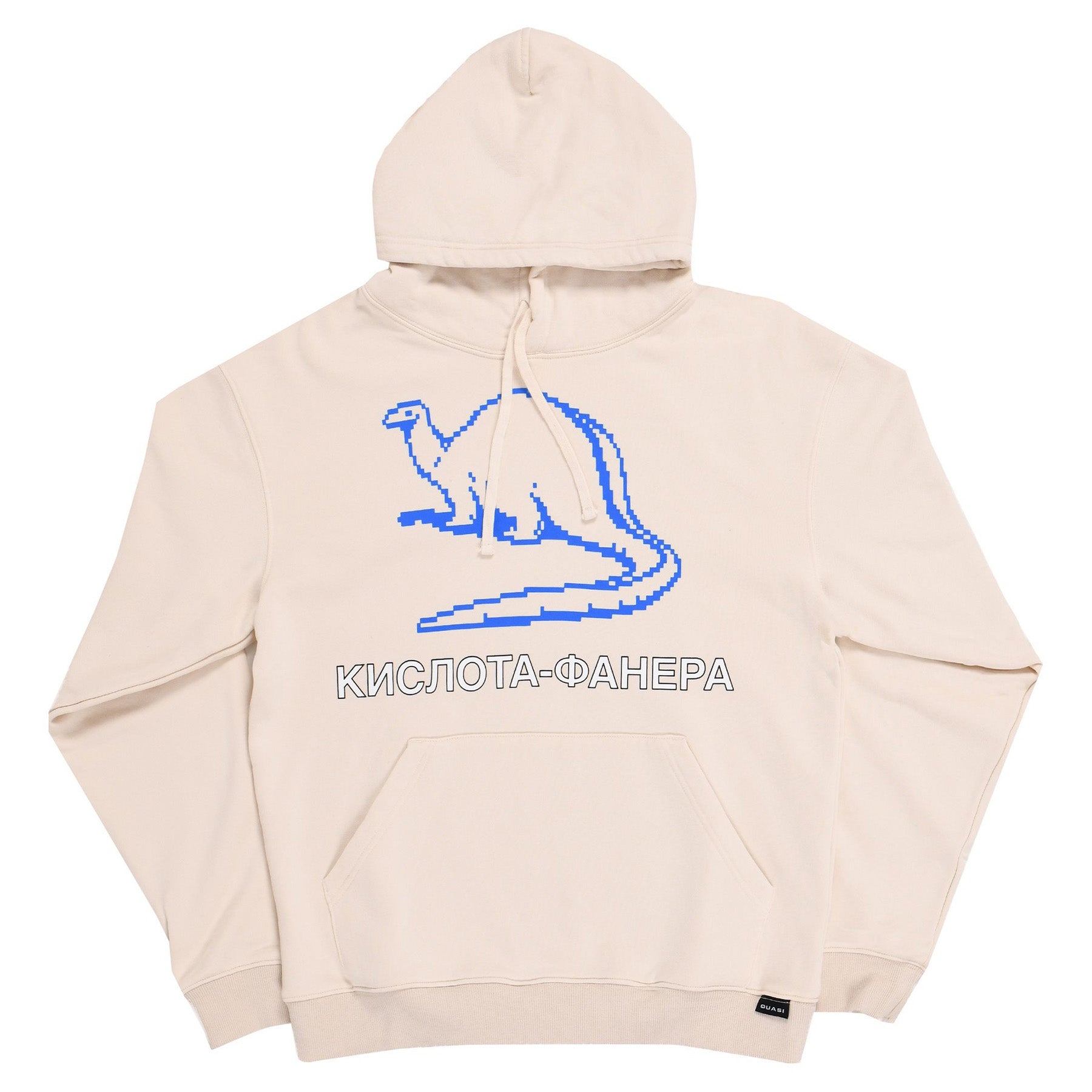 Quasi Dinosaur Hoodie Off White - Orchard Skateshop