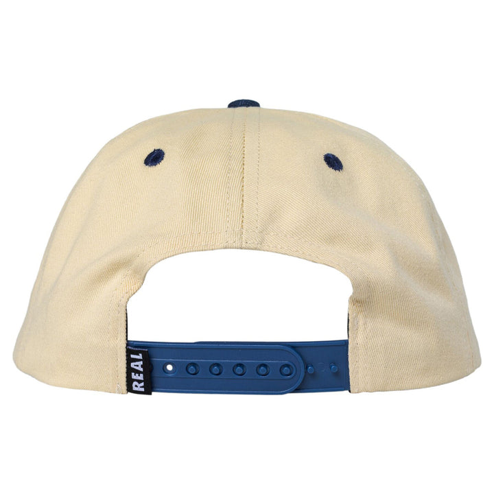 Real 3rd & Army Snapback Hat Natural/Navy