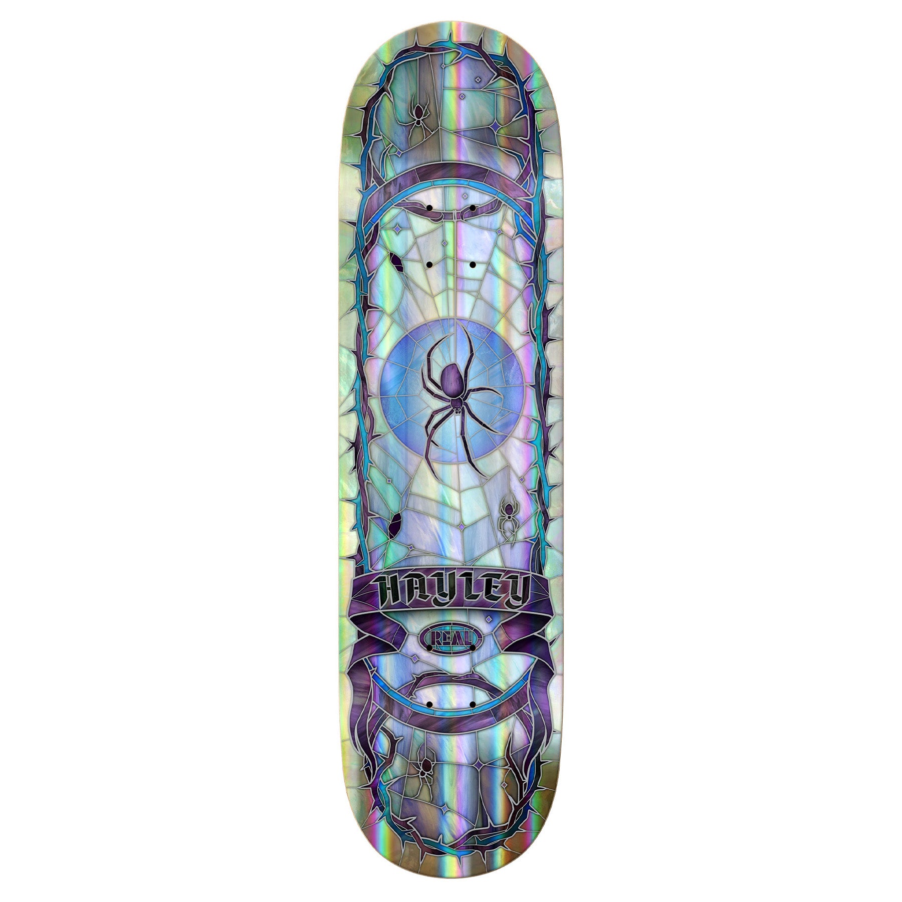 Real Hayley Wilson Rainbow Cathedral Deck 8.25"