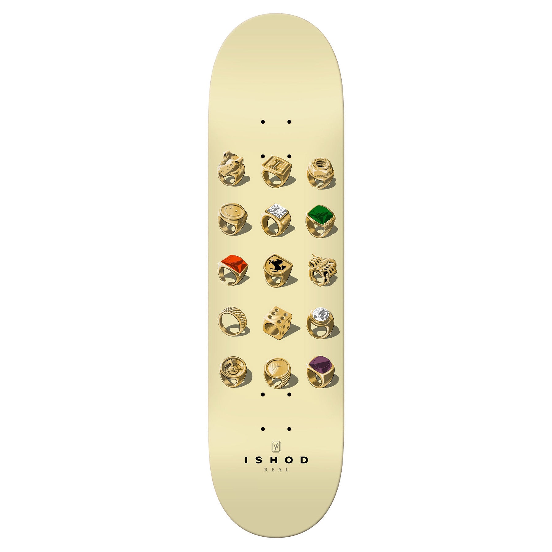 Real Ishod Jeweler Twin Tail Slick Deck 8.38"
