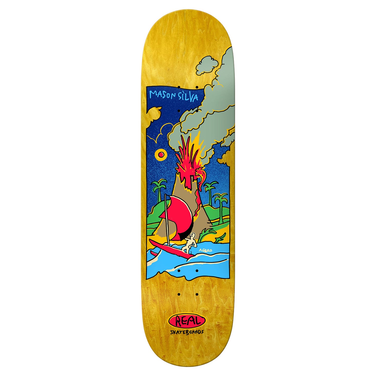 Real Mason Volcano Deck 8.38&quot; True Fit