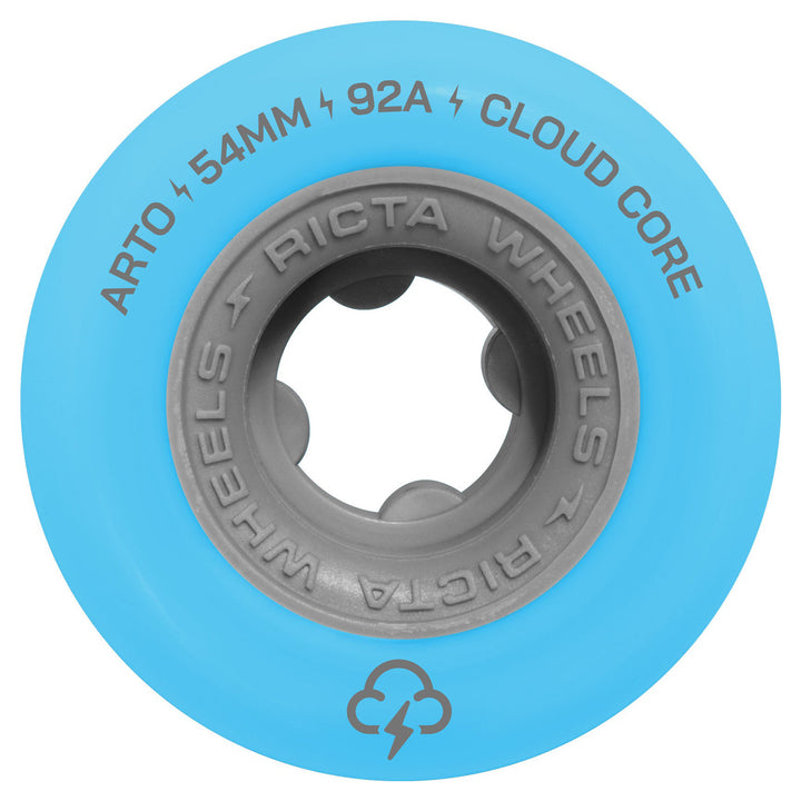 Ricta Clouds Arto Saari Blue Asphalt Wheels 54mm 92a