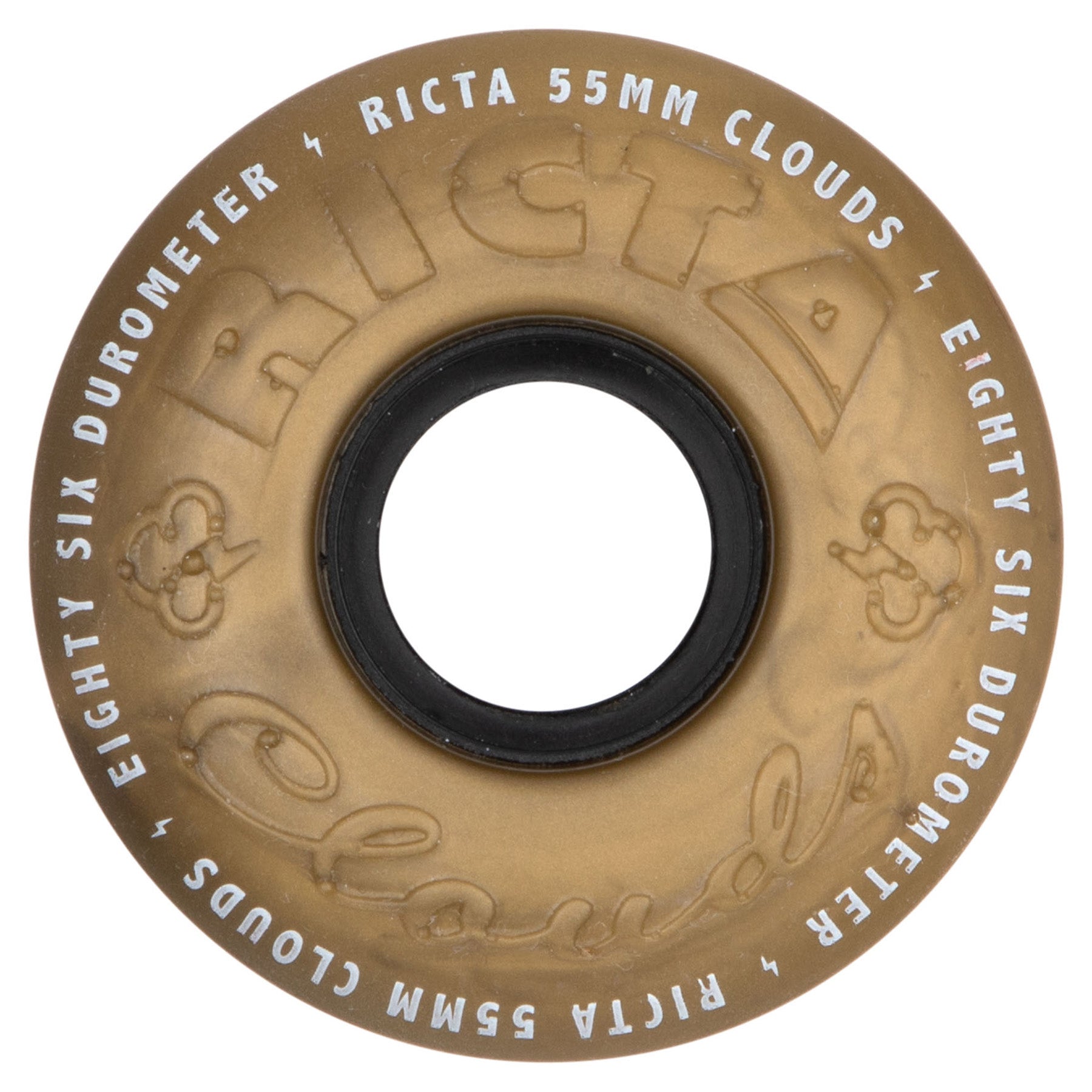 Ricta Clouds Hybrid Wheels Metallic Gold 55mm 86a