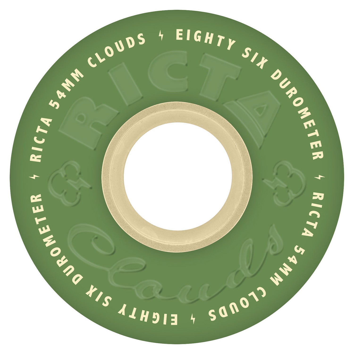 Ricta Clouds Wheels Green Natural 54mm 86a