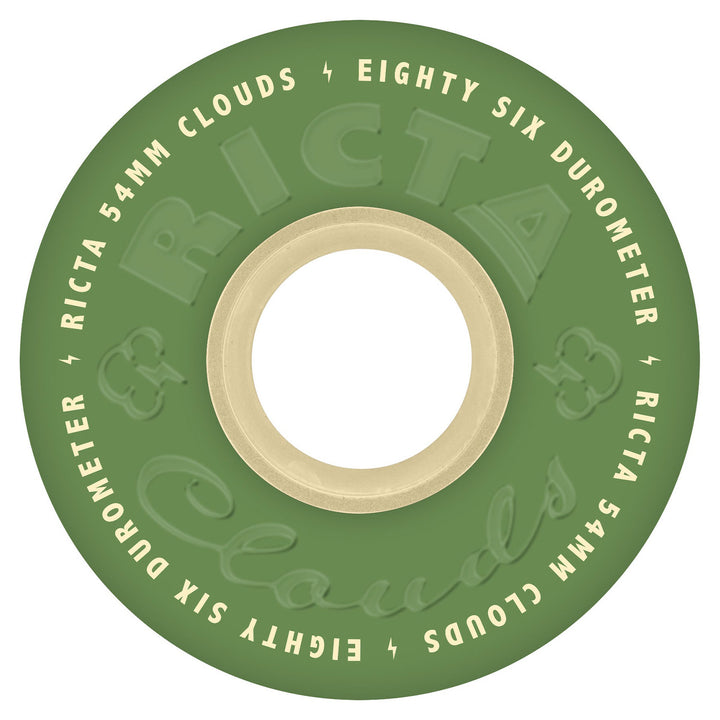 Ricta Clouds Wheels Green Natural 54mm 86a