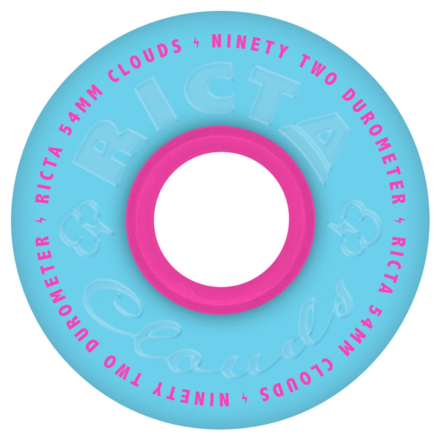 Ricta Wheels Clouds Blue Pink 54mm 92a