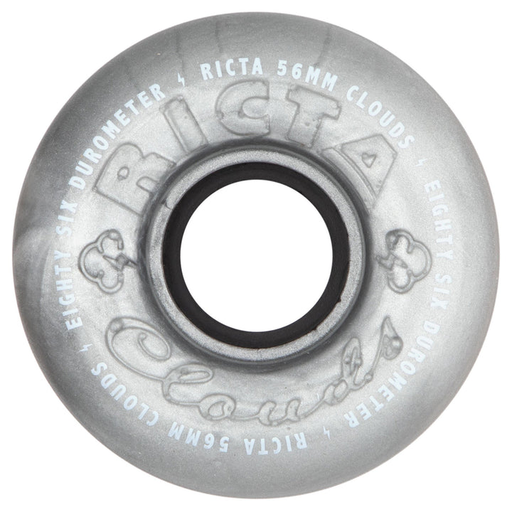 Ricta Wheels Clouds Metallic Silver 56mm 86a Hybrid
