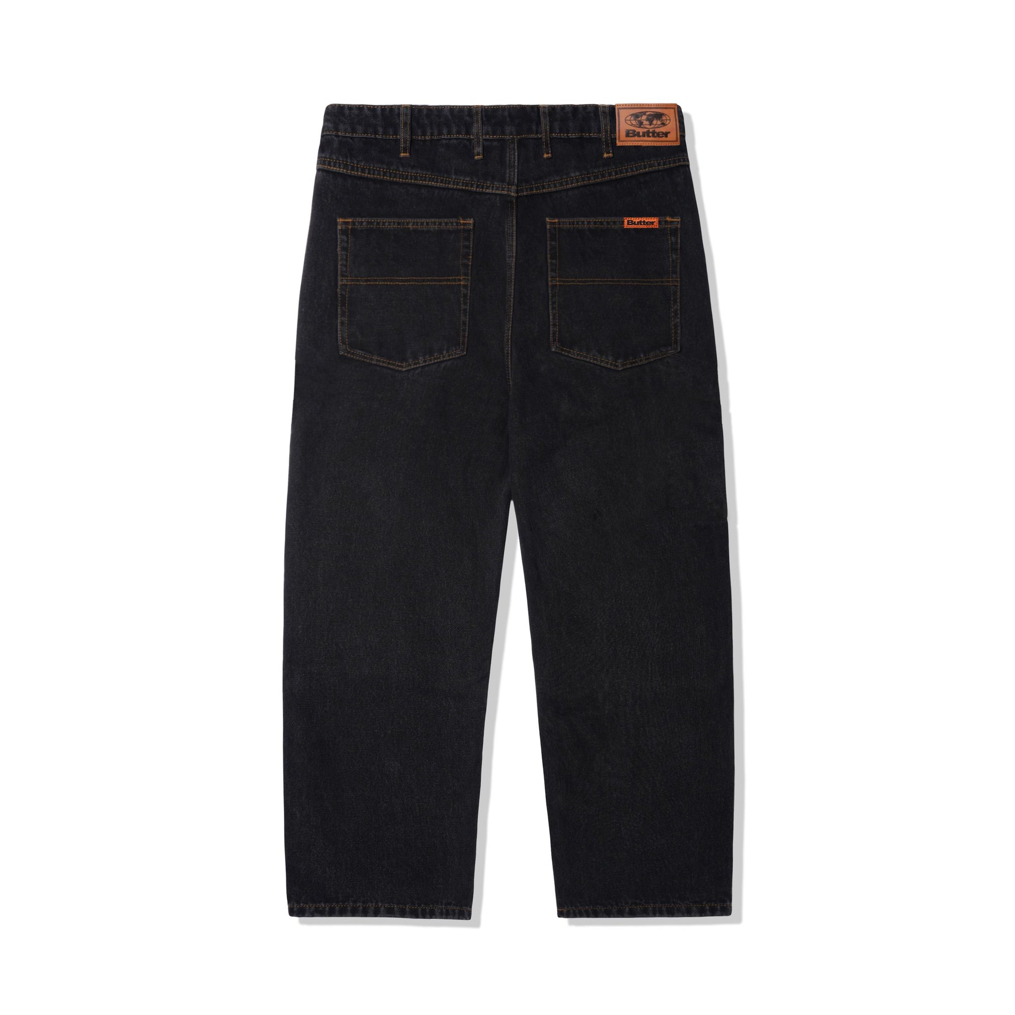 Butter Goods Relaxed Denim Jeans Core Q324 Washed Black