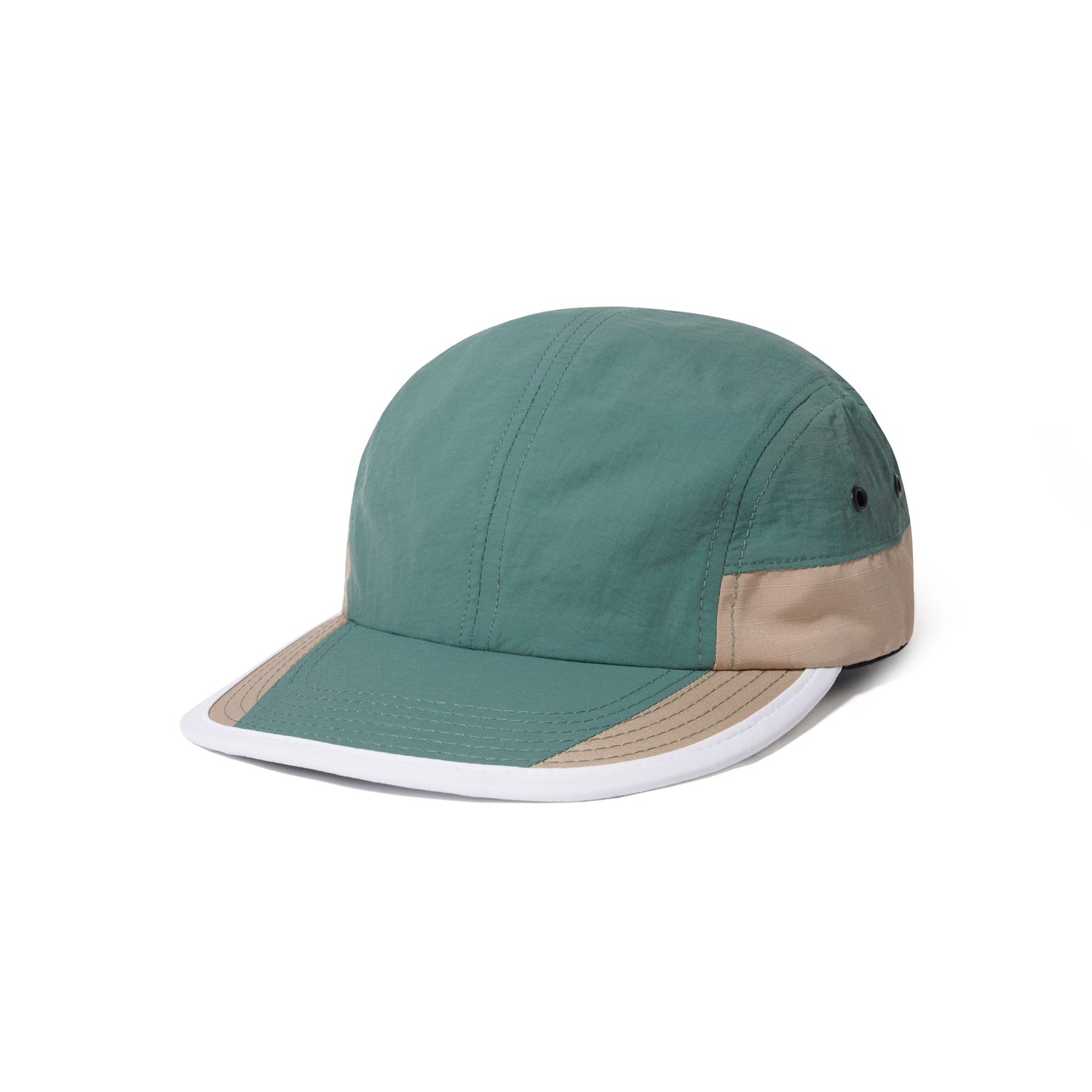 Butter Goods Ripstop Trail 5 Panel Cap Sand/Forest