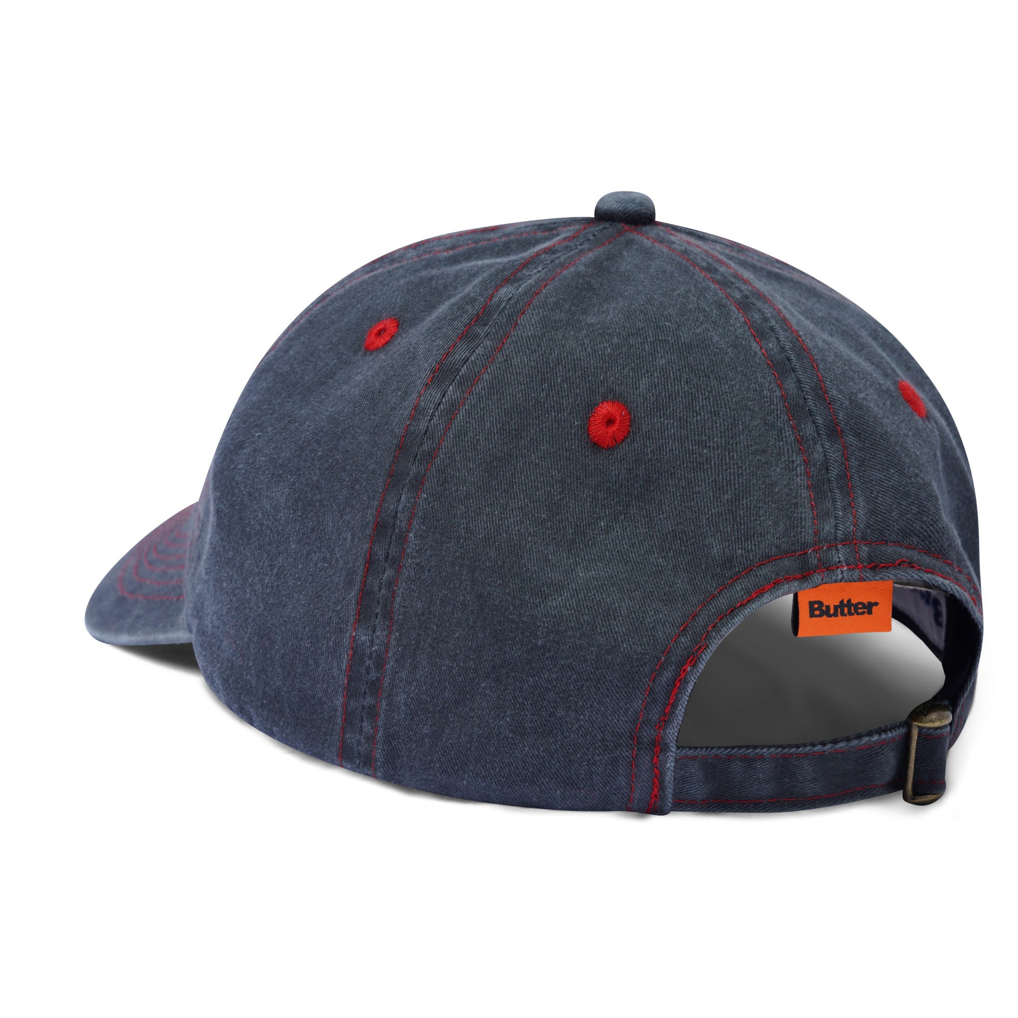 Butter Goods Rounded Logo 6 Panel Cap Charcoal