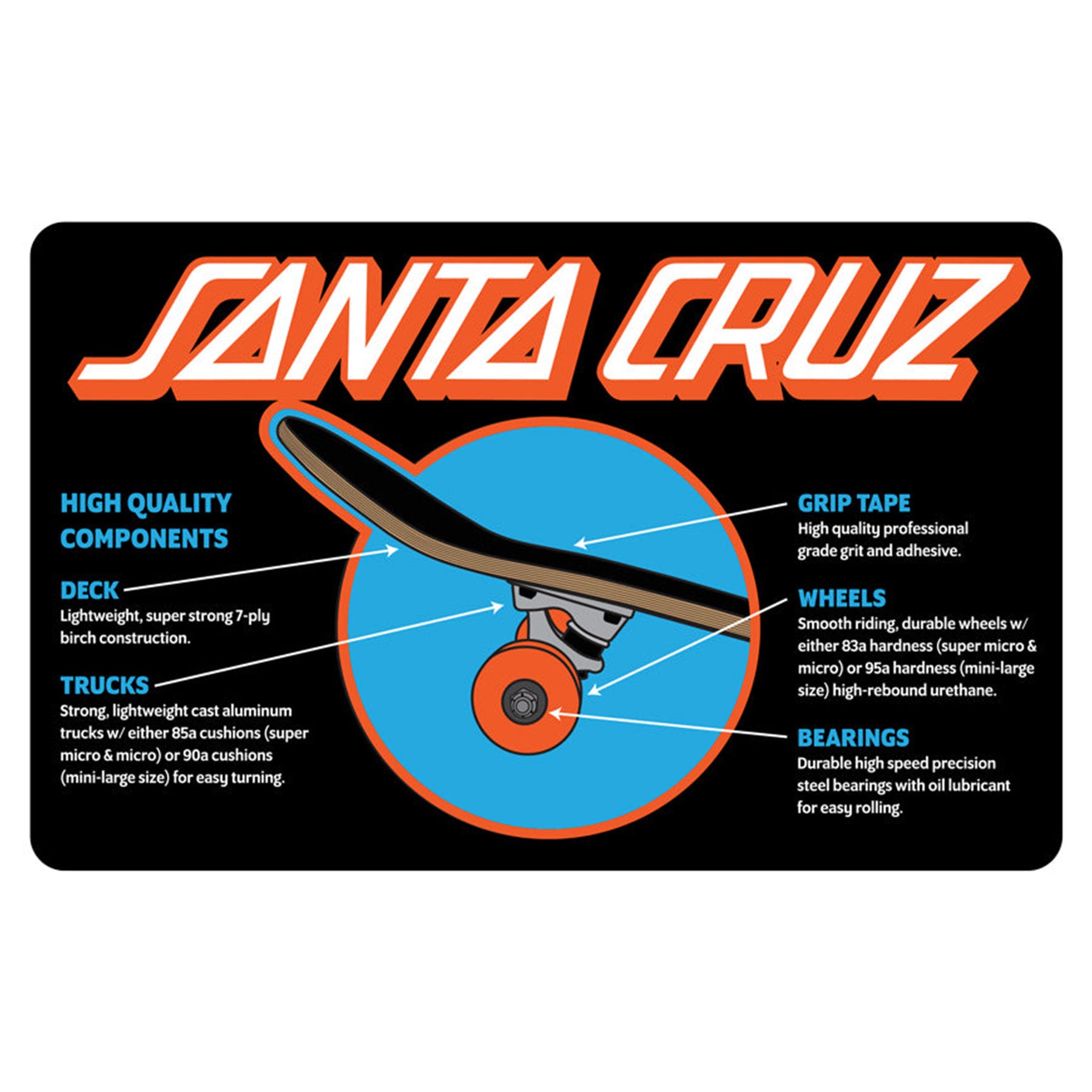 Santa Cruz Classic Dot Mid Prebuilt Complete Skateboard 7.8 Santa Cruz Classic Dot Mid Prebuilt Complete Skateboard 7.8