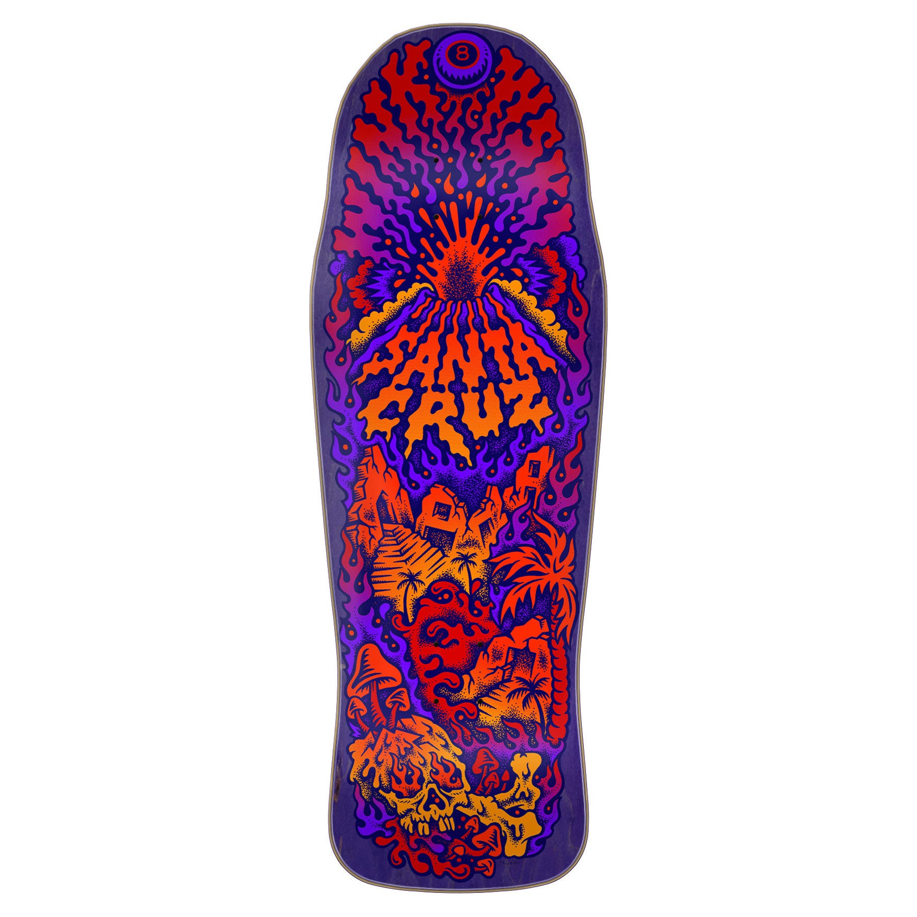 Santa Cruz Winkowski Volcano Shaped Deck 10.34" x 30.54"