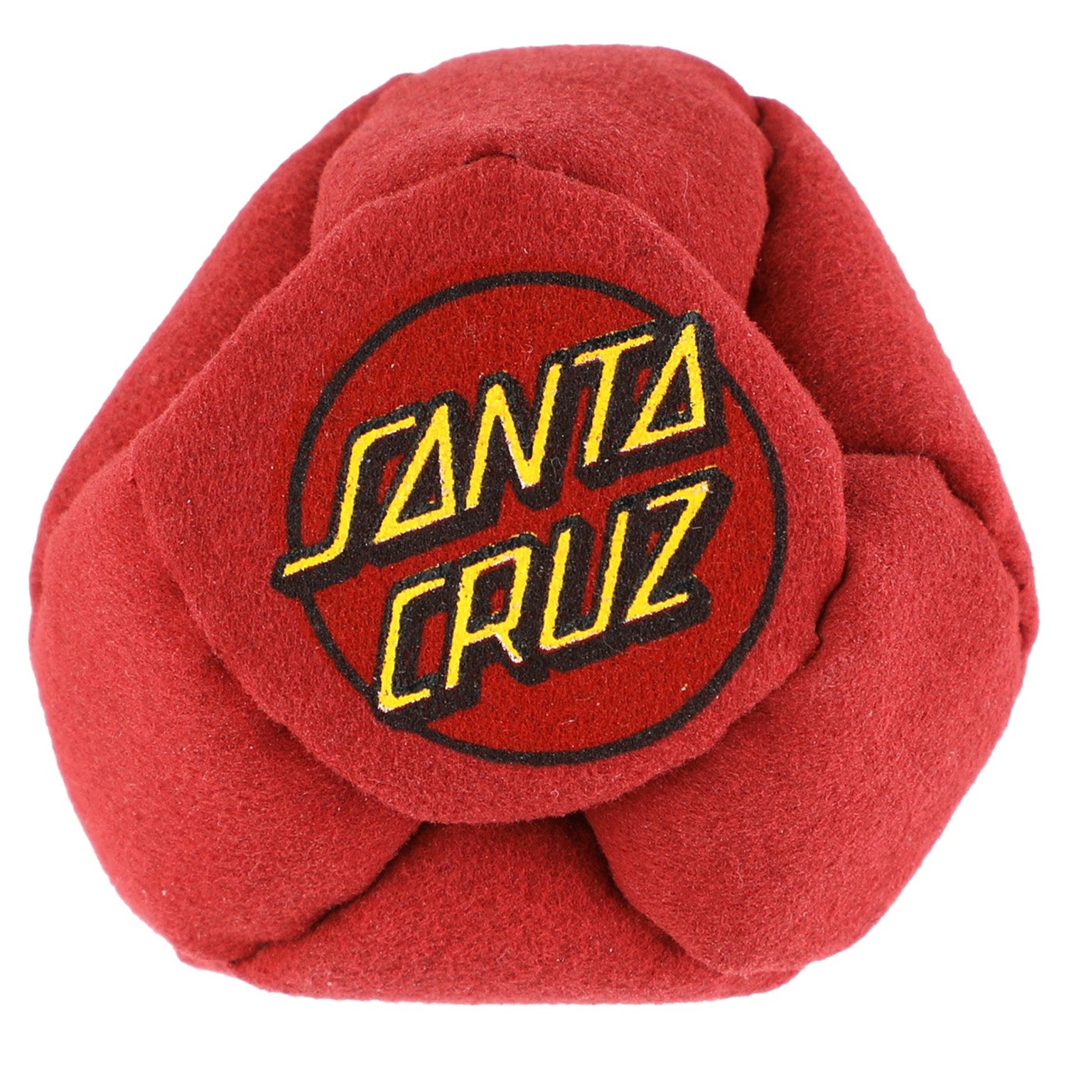 Santa Cruz Classic Dot Paneled Foot Bag Red