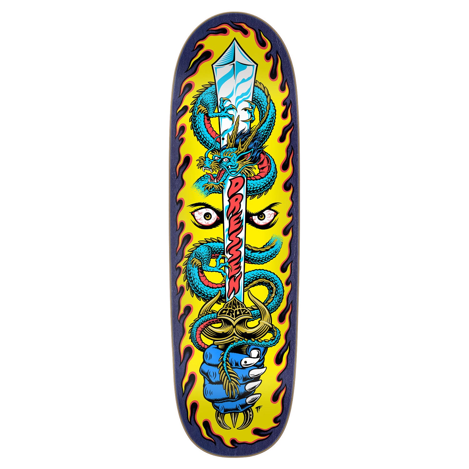 Santa Cruz Dressen Sword Pro Shaped Deck 9.25" x 31.95"