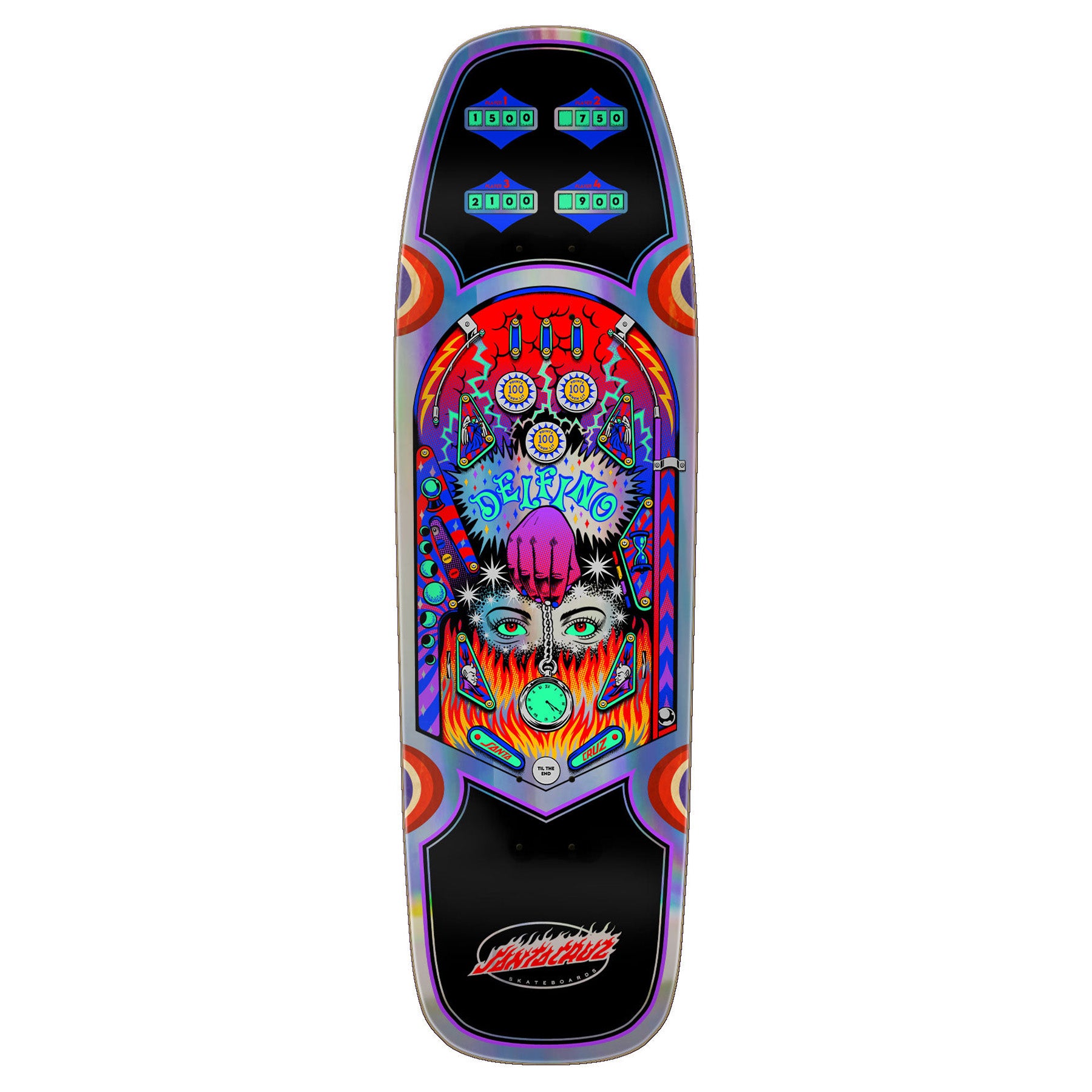 Santa Cruz Fabiana Delfino Pinball Shaped Deck 9.14" x 31.5"