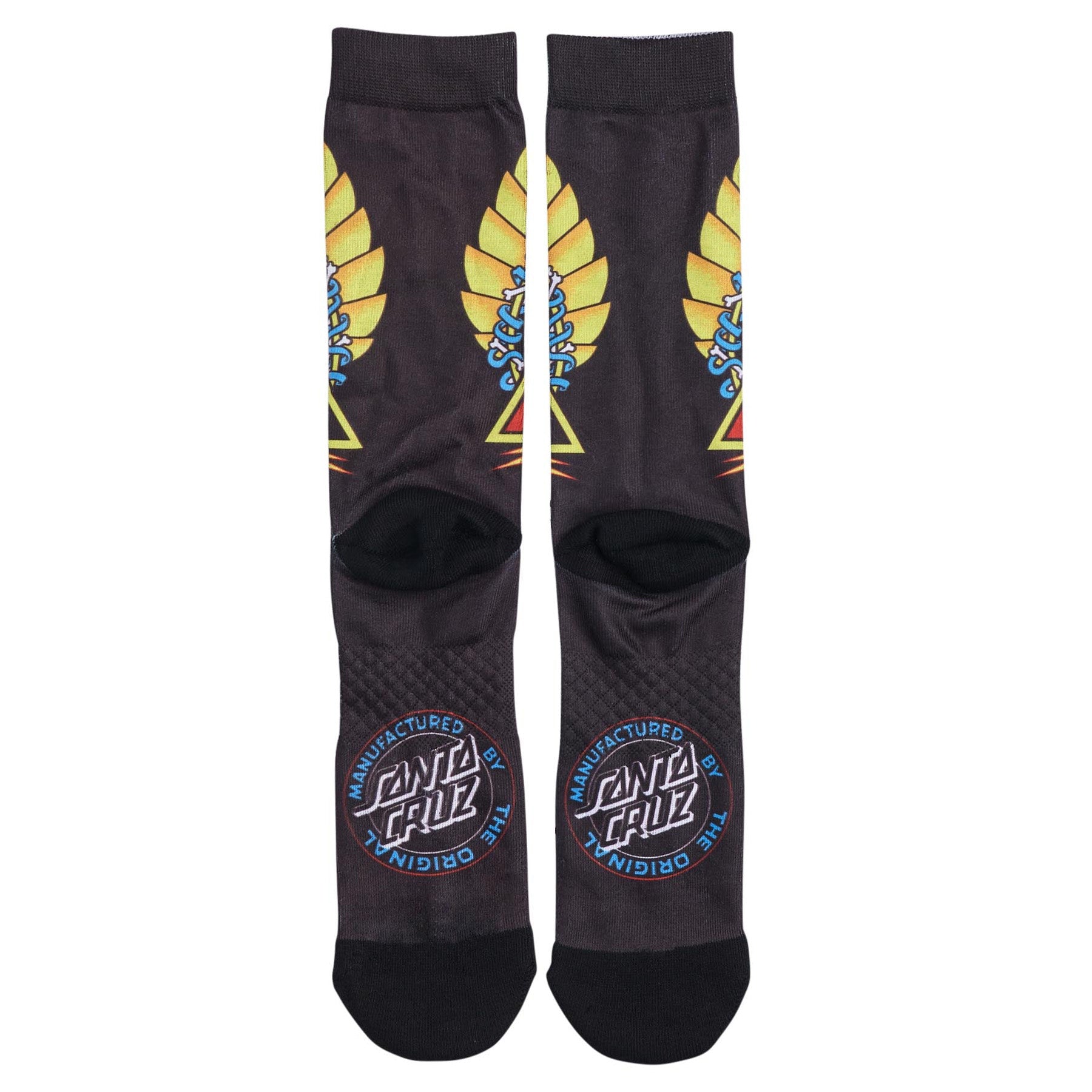 Santa Cruz Natas Screaming Panther Dress Socks Black M 9-11