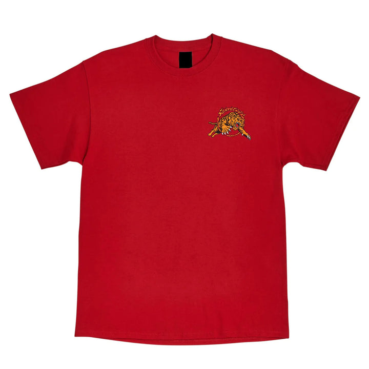Santa Cruz Salba Tiger Redux Tee Rich Red