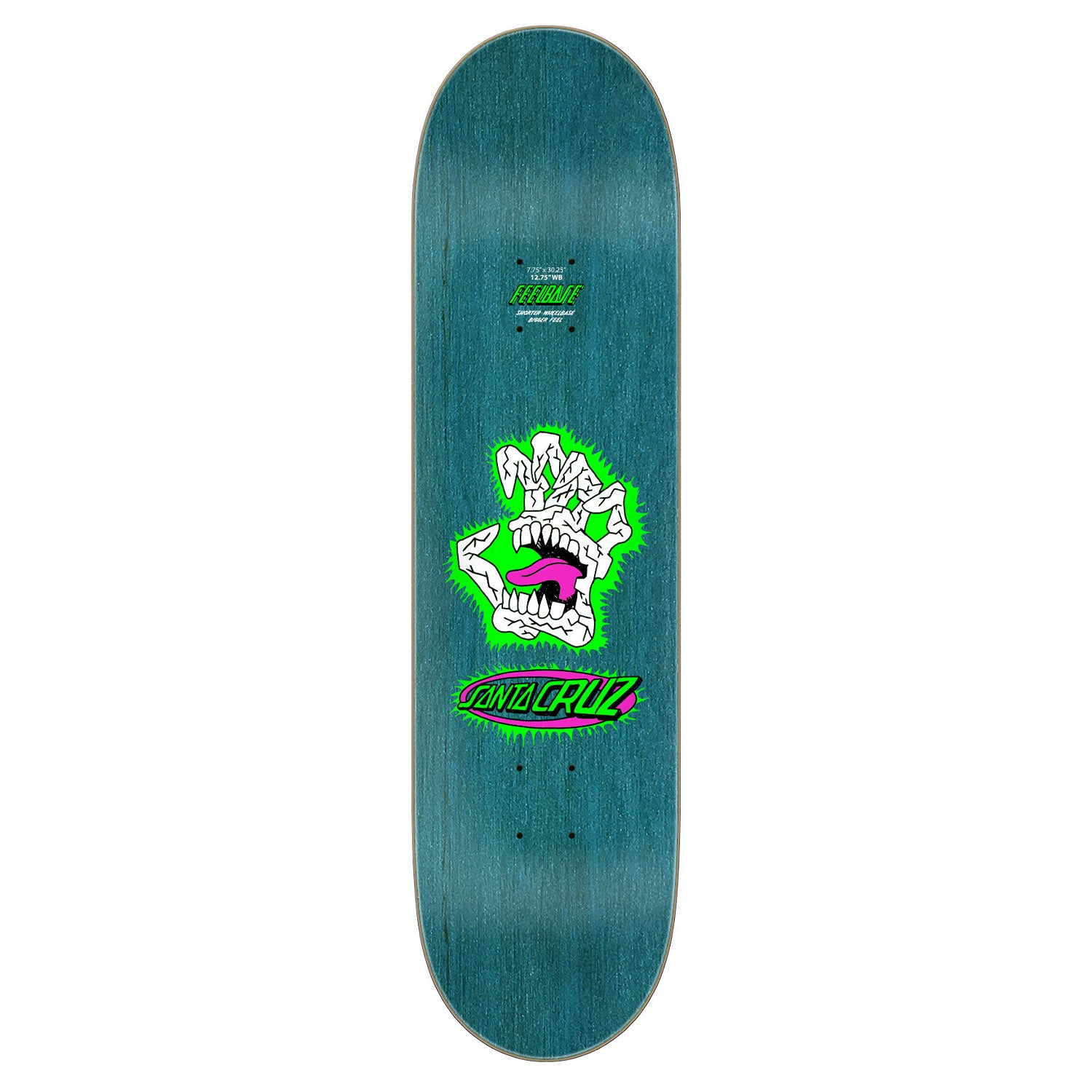 Santa Cruz Scribble Head Feelbase Deck 7.75" x 30.25"