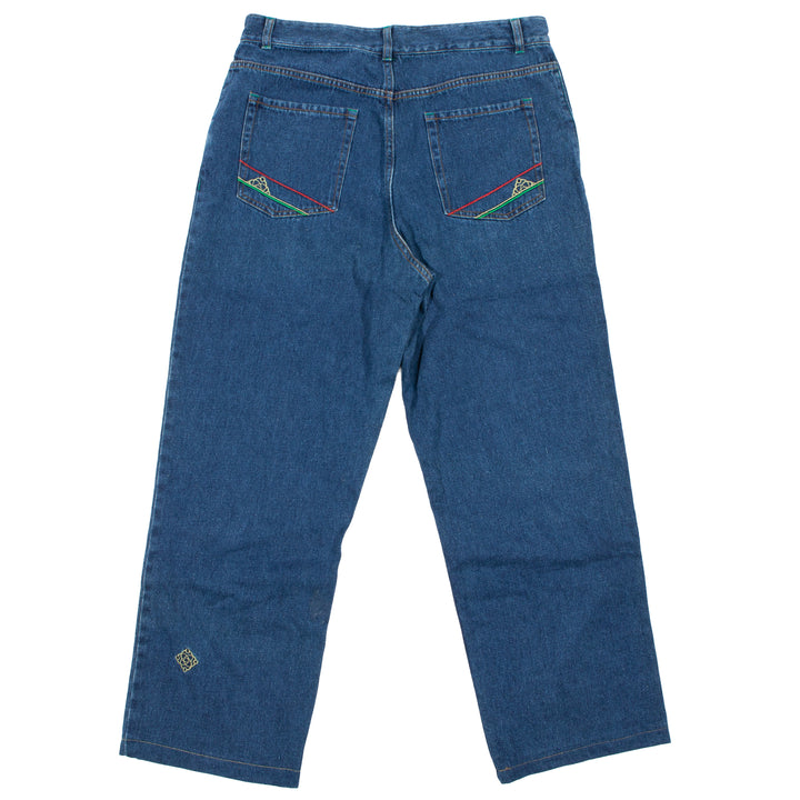 Overripe Satori Hemp Denim Jeans Dark Blue 34 (2004ish)