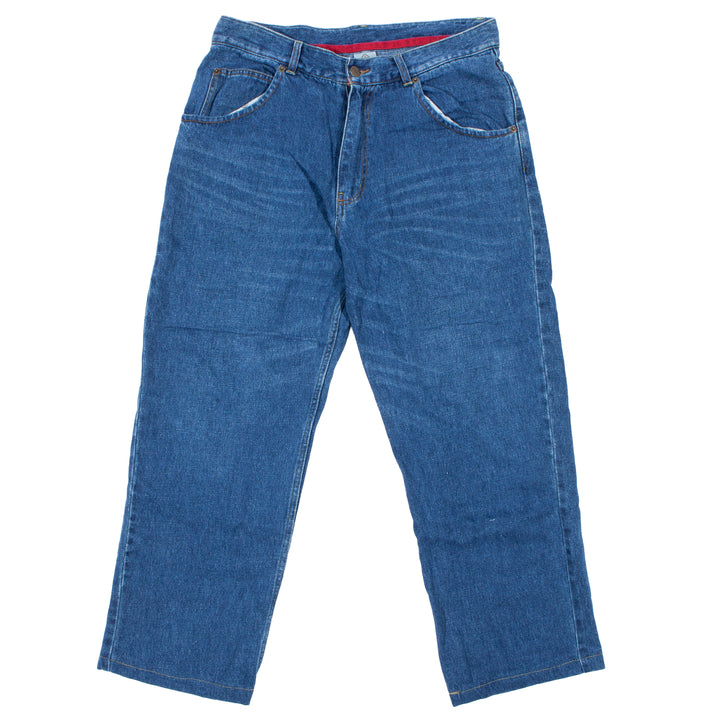 Overripe Satori Hemp Denim Jeans Mid Blue Rinse 34 (2004ish)