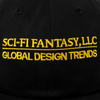 Sci-i Fantasy Design Trends Hat Black