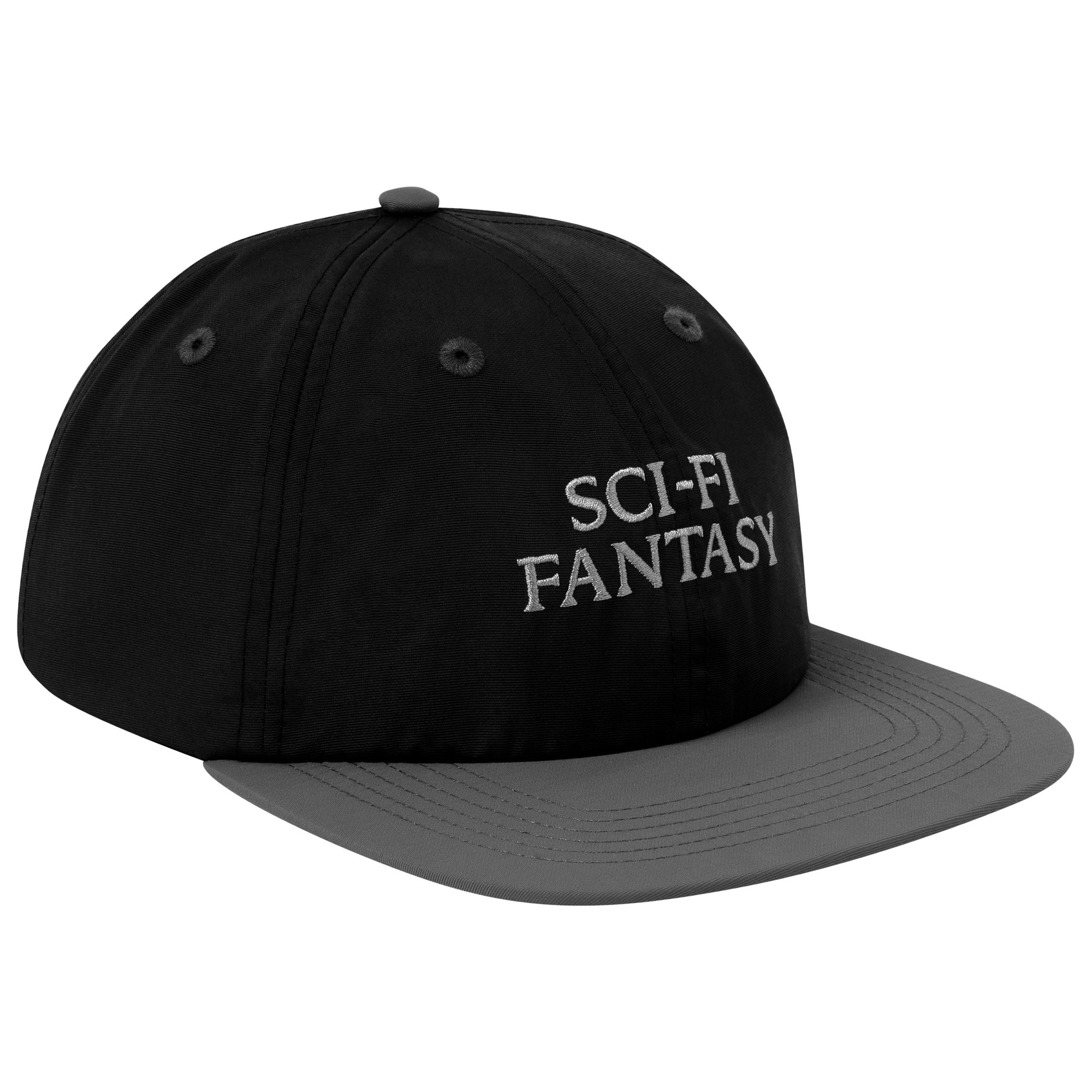 Sci-Fi Fantasy Nylon Logo Hat Black