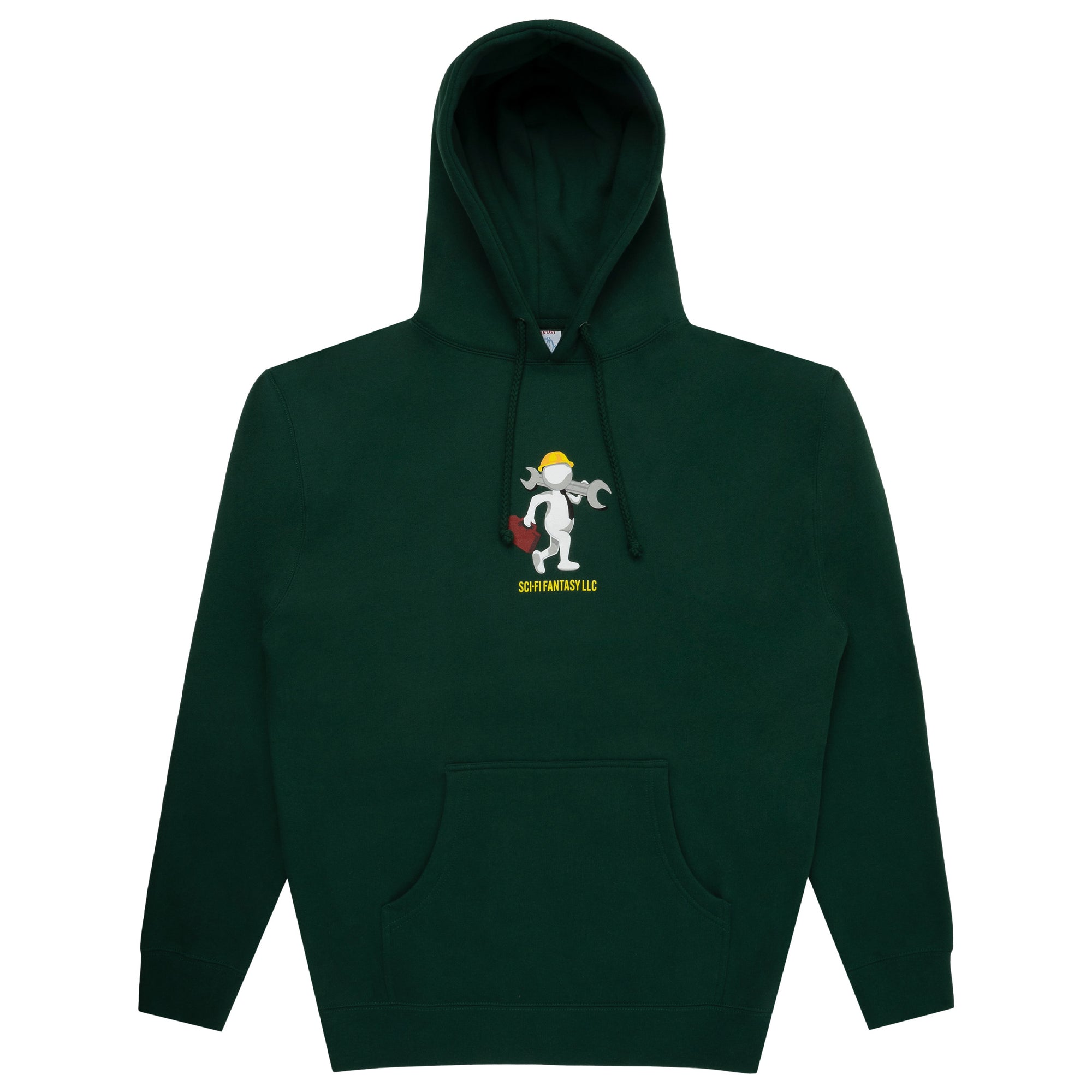 Sci-Fi Fantasy Tech Support Hoodie Forest Green