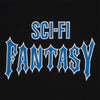 Sci-Fi Fantasy Biker Logo Hoodie Black