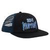 Sci-Fi Fantasy Biker Logo Mesh Hat Black