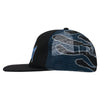 Sci-Fi Fantasy Biker Logo Mesh Hat Black