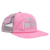 Sci-Fi Fantasy Biker Logo Mesh Hat Pink